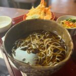 ランチ天ぷらと温かい麺