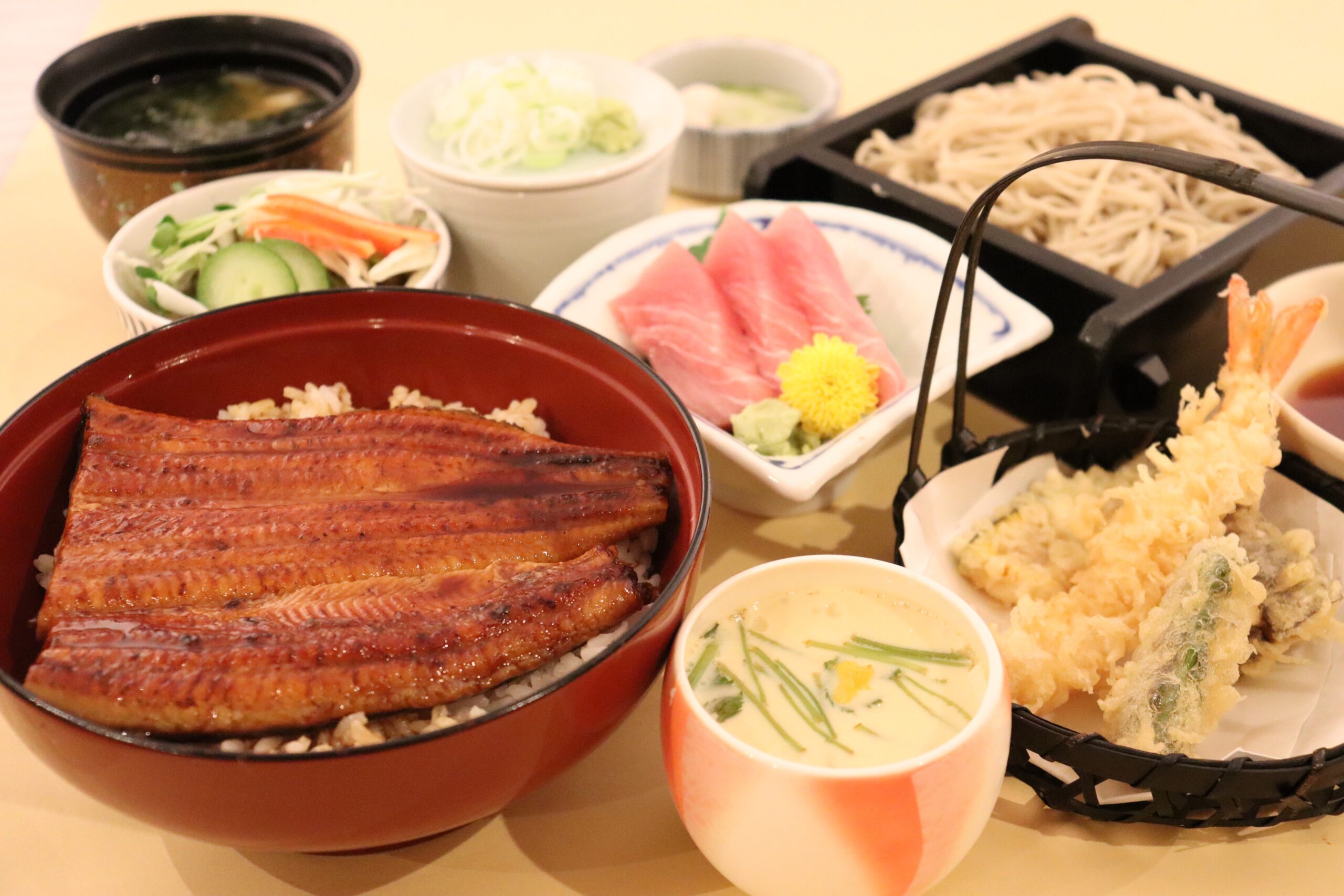 うな丼セット | 相模原 そばや 池乃家